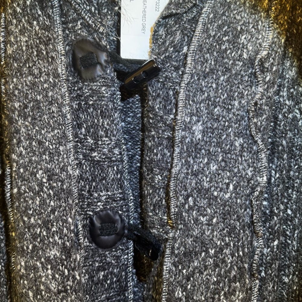 Funsport Women’s Gray Knit Cardigan Size XL - Picture 6 of 16
